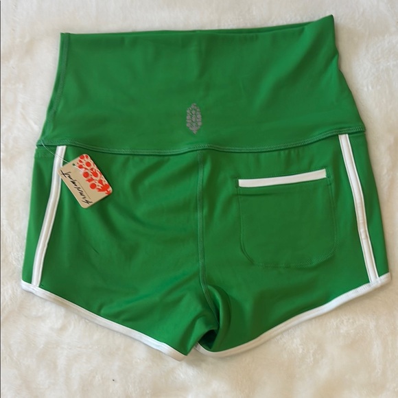 Free People Movement green high rise athletic shorts - Picture 2 of 9
